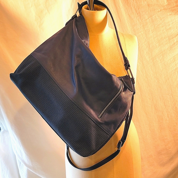 Gianni Conti Blue Leather Bag - Picture 3 of 10